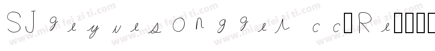SJheyuesonghei cc-Re字体转换